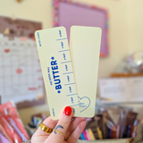 the book was butter bookmark