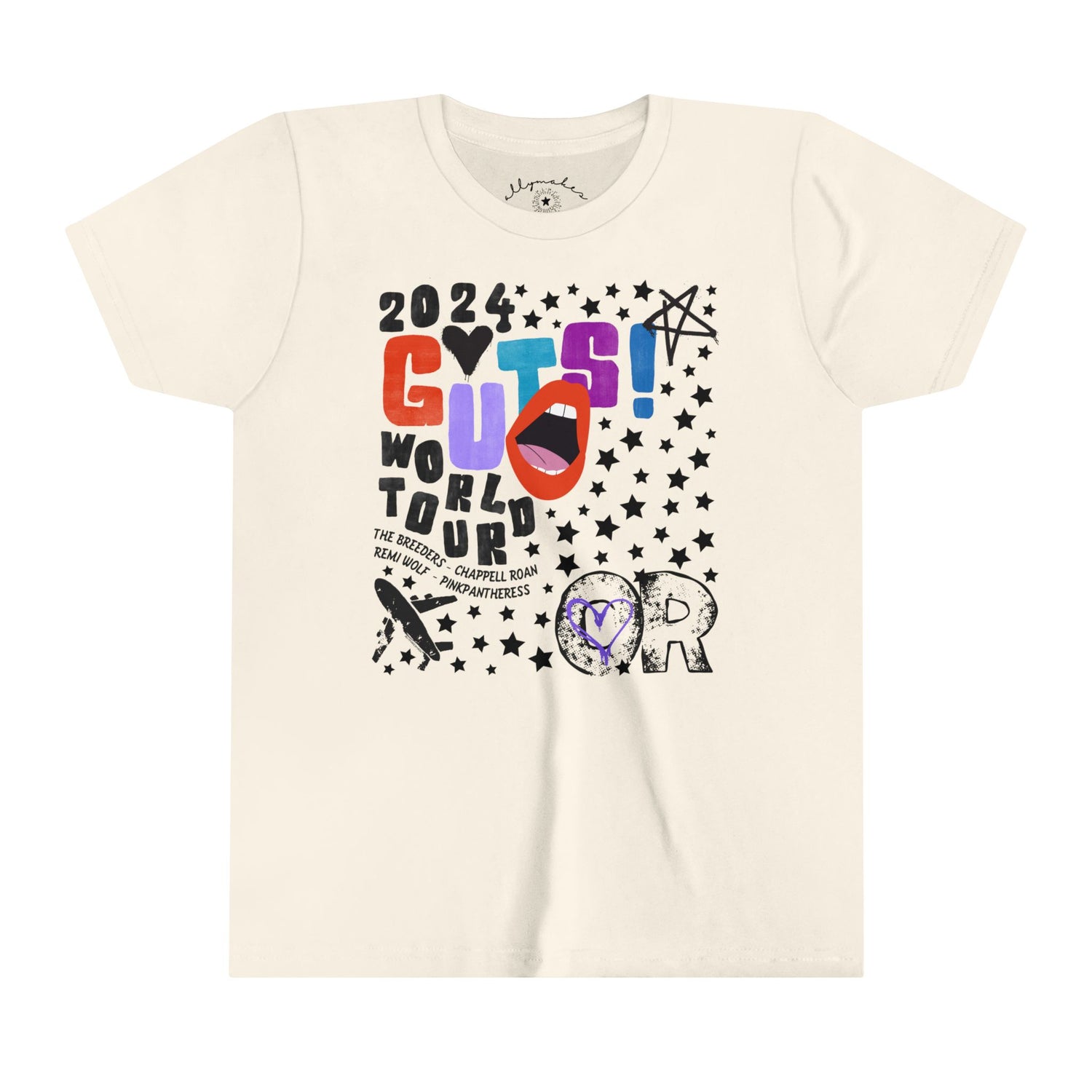 guts tour (youth) tee