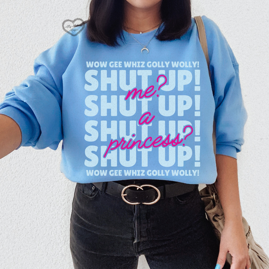 shut up! pullover sweater