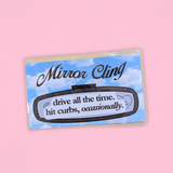 drive all the time. hit curbs, occasionally. decal sticker