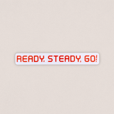 ready-steady-go! decal sticker