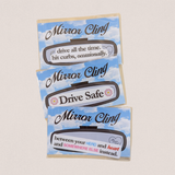 drive all the time. hit curbs, occasionally. decal sticker