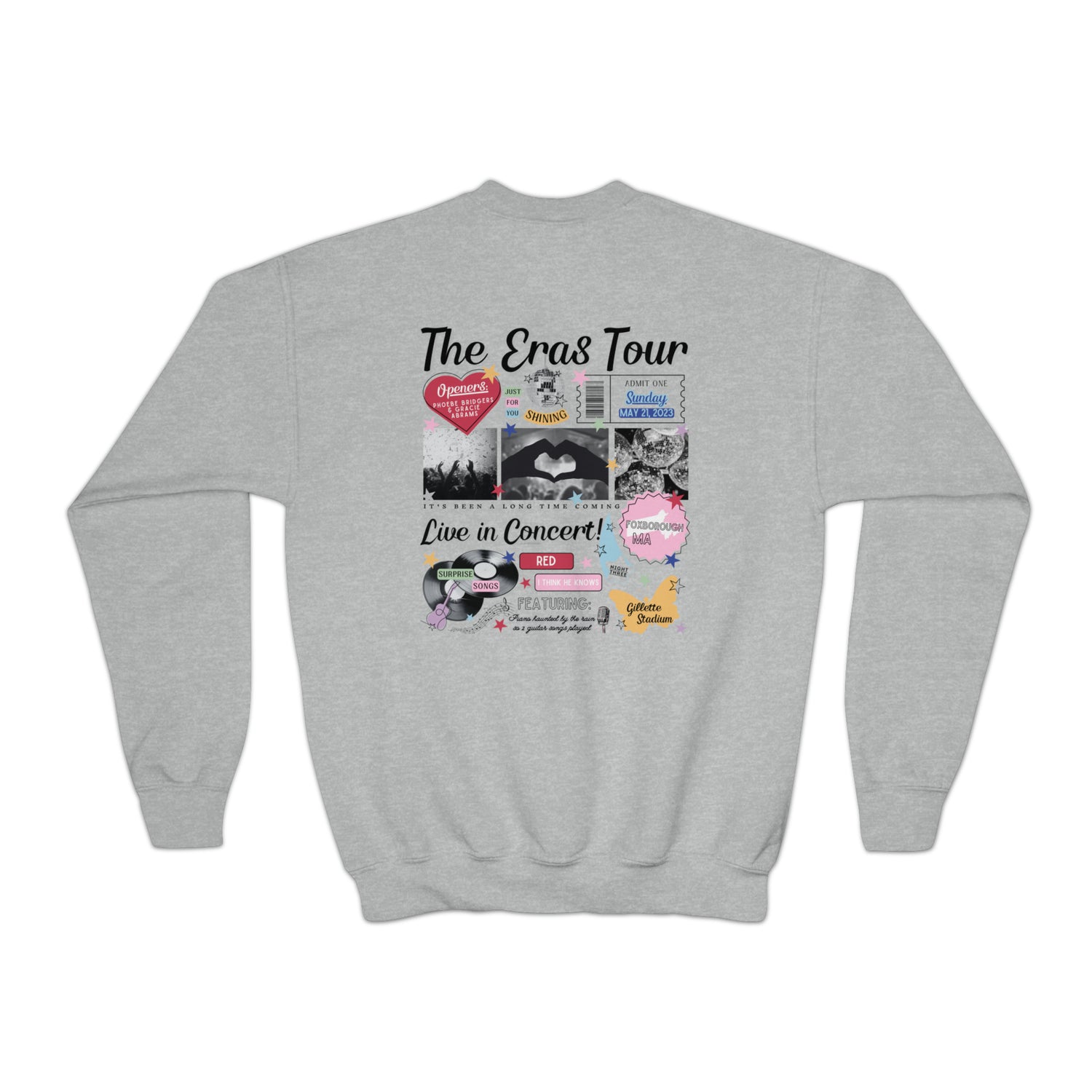 foxborough night 3 youth retro sweater