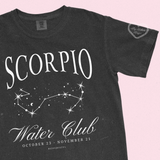 scorpio zodiac tee