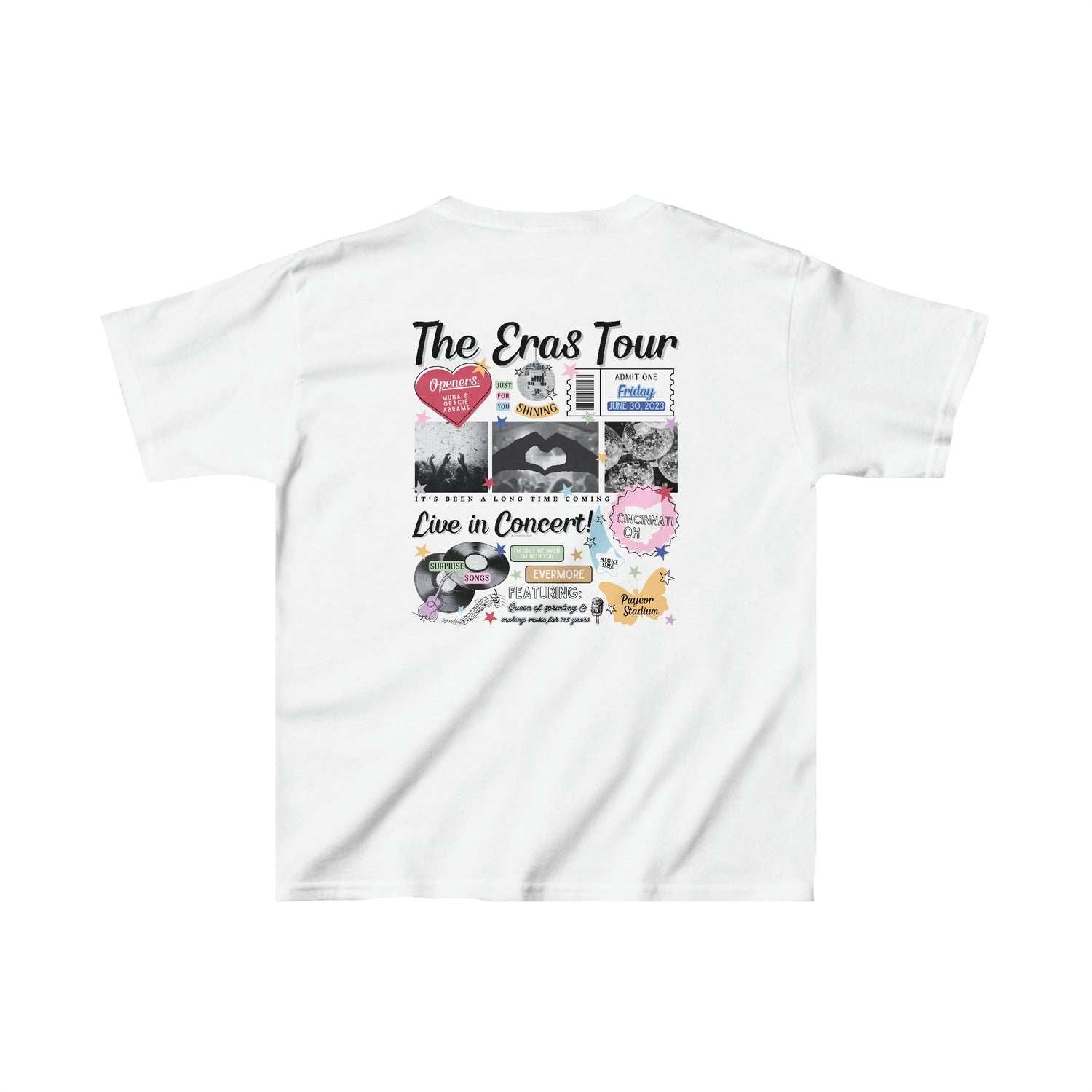 cincinnati night 1 youth retro tee