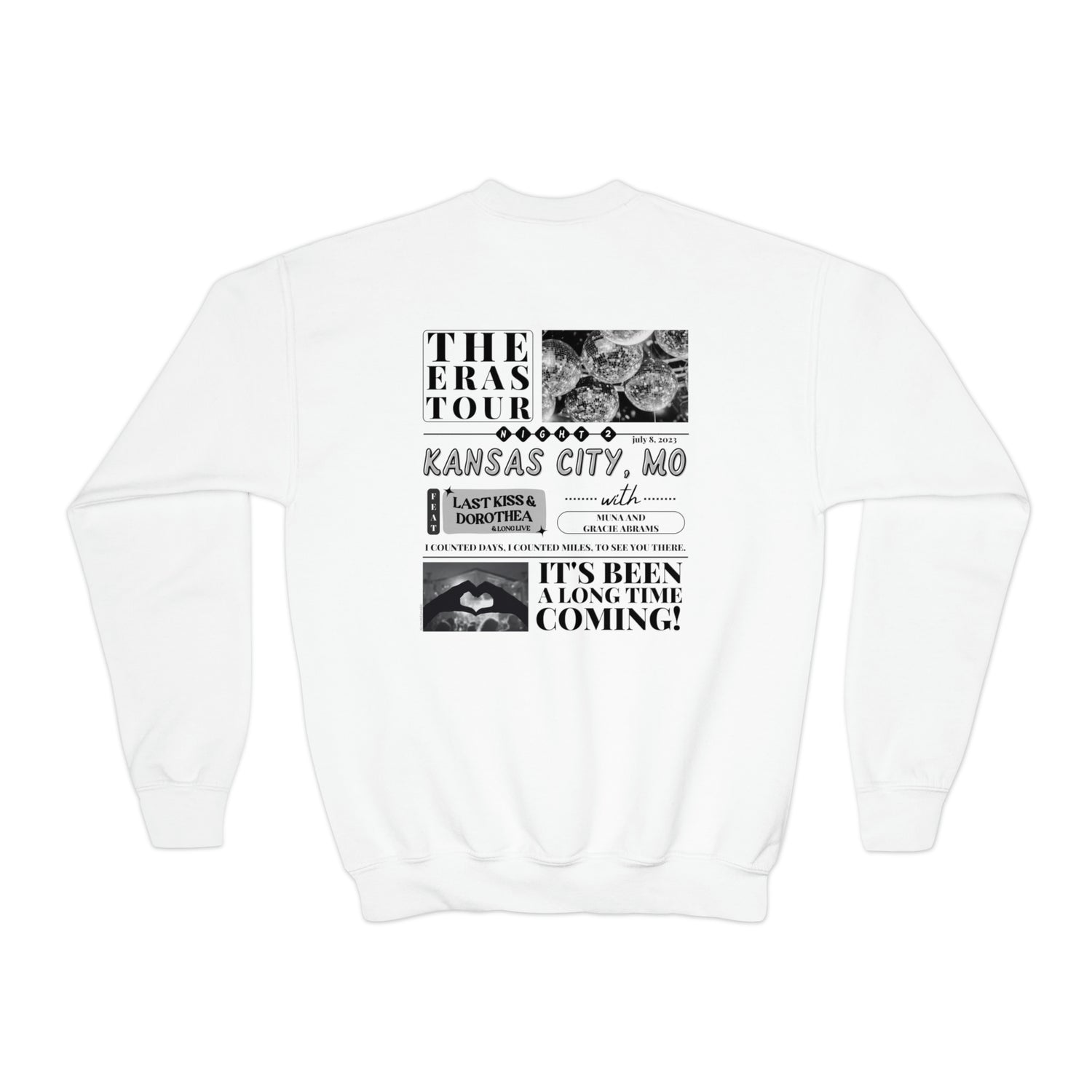 kansas city night 2 youth sweater