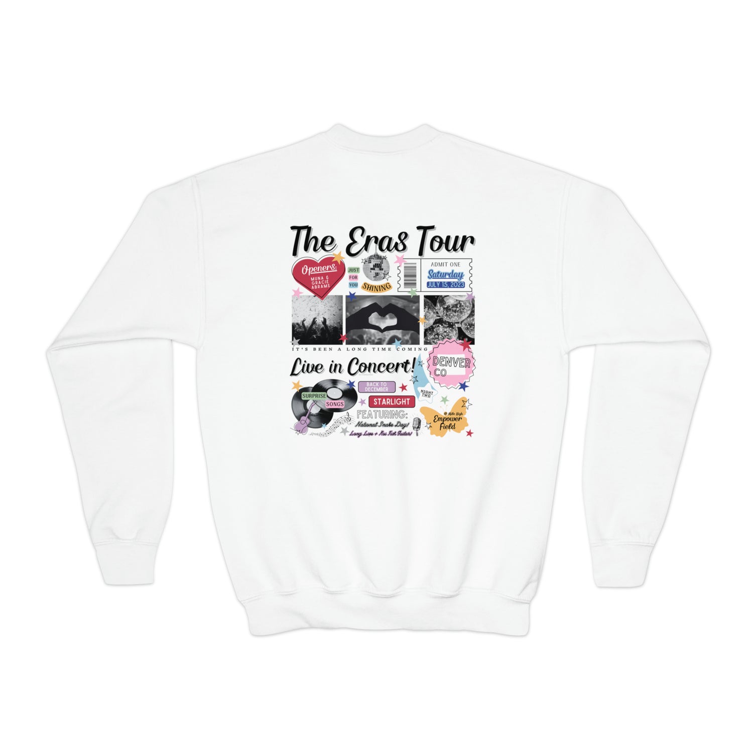 denver night 2 youth retro sweater