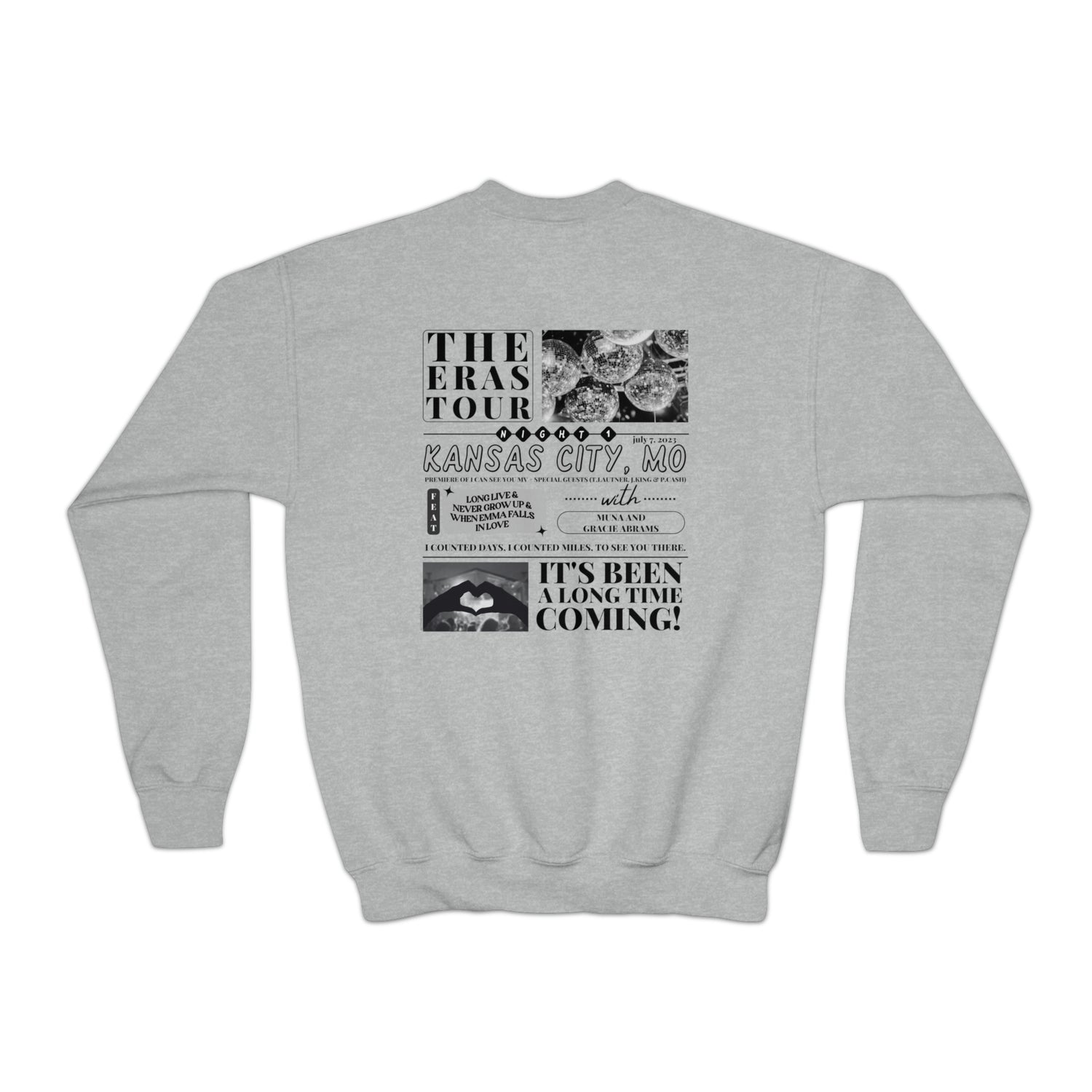 kansas city night 1 youth sweater