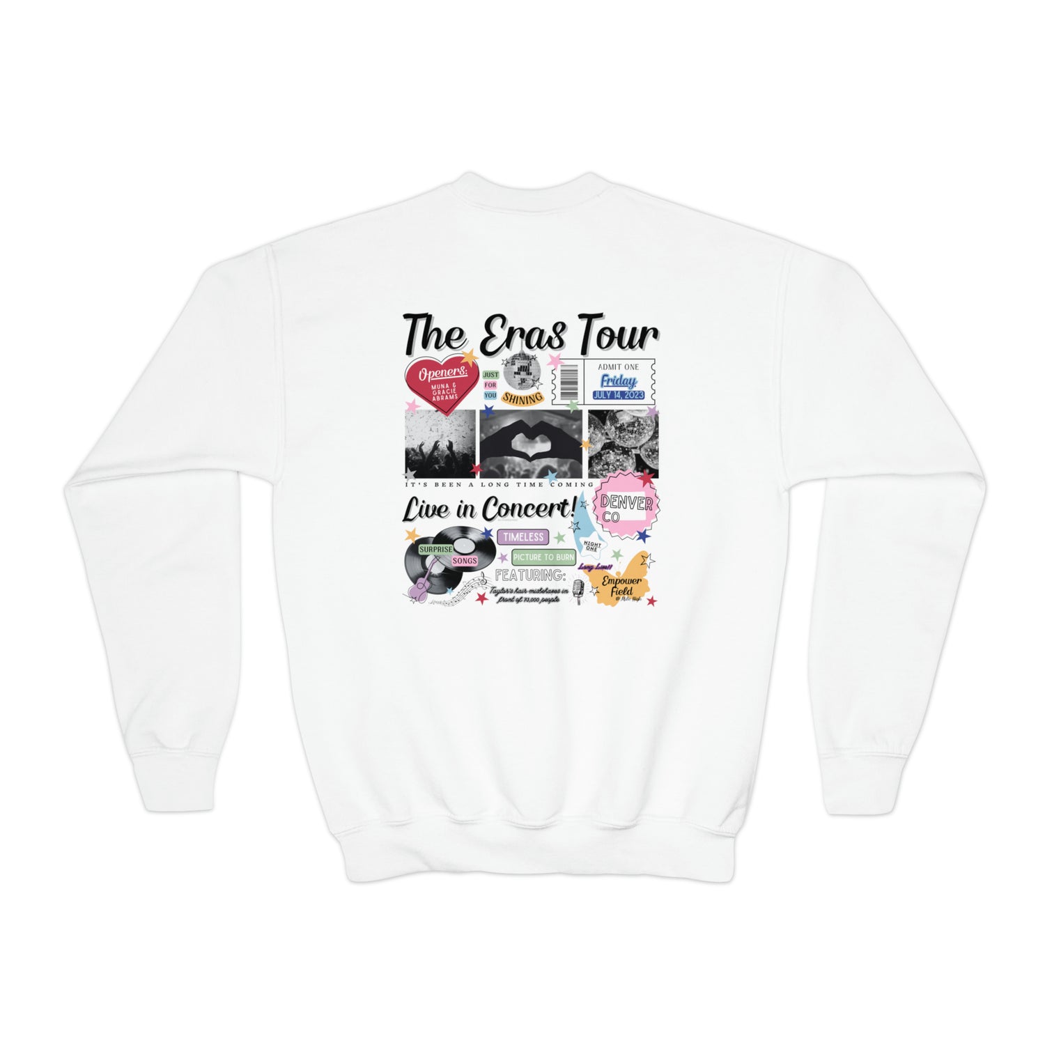 denver night 1 youth retro sweater