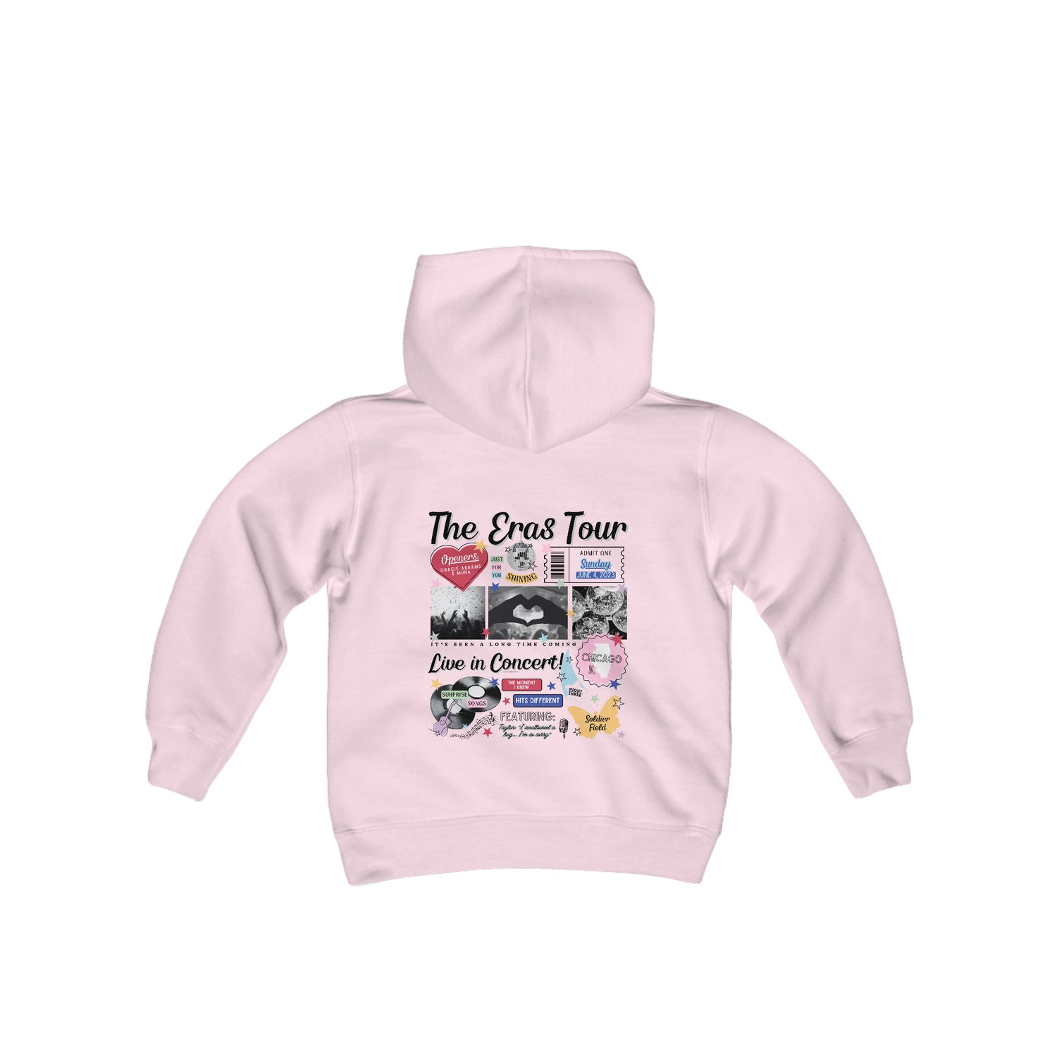 chicago night 3 youth retro hoodie