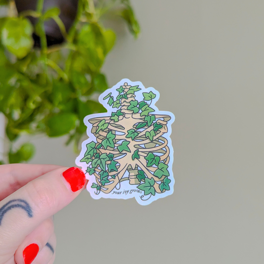 your ivy grows sticker