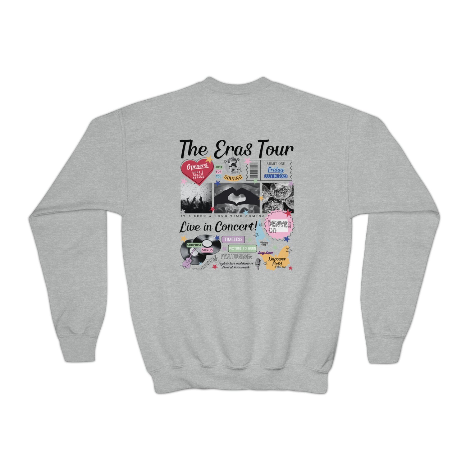 denver night 1 youth retro sweater