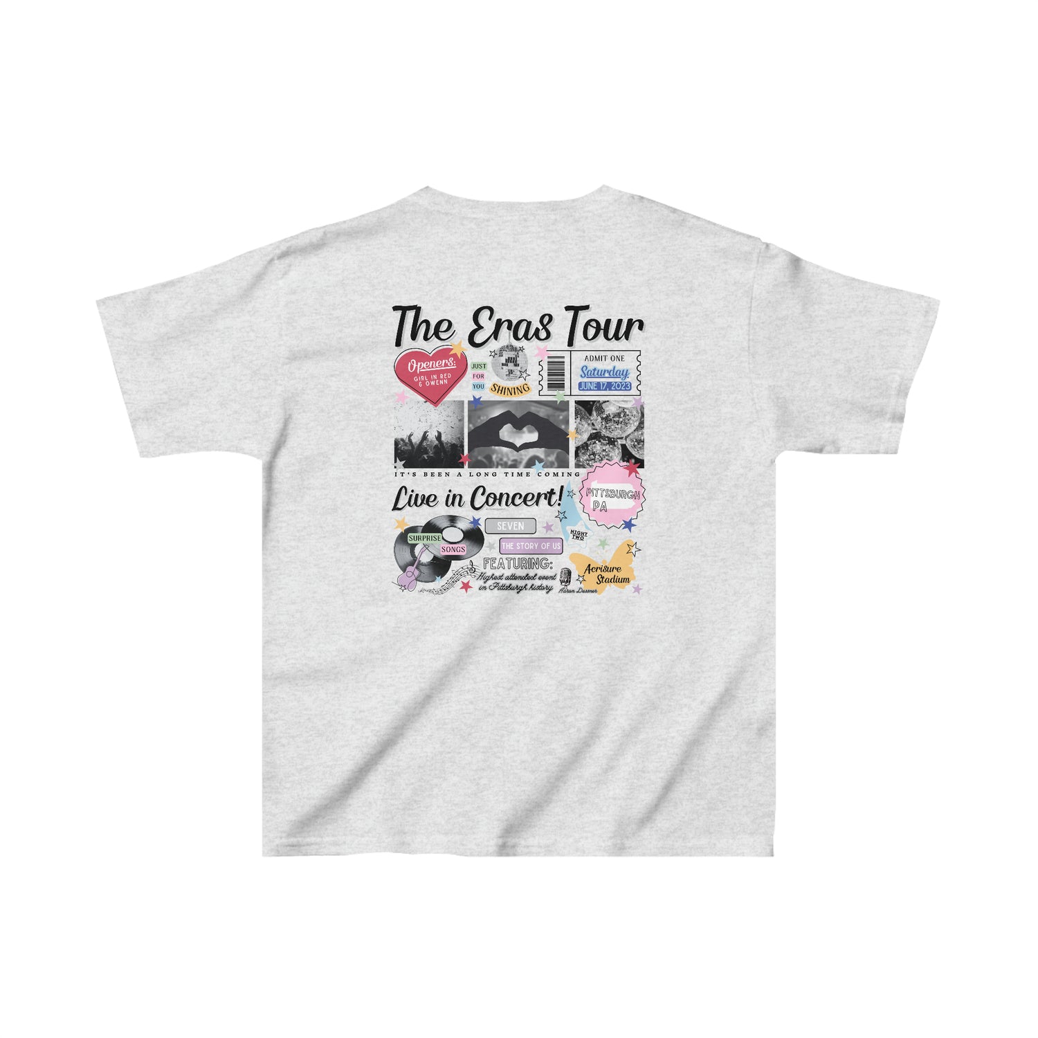 pittsburgh night 2 youth retro tee