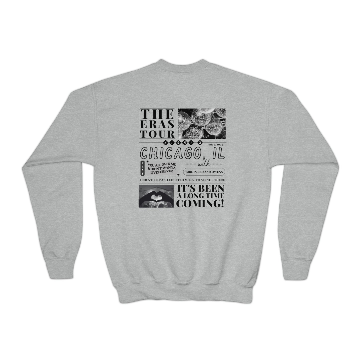 chicago night 2 youth sweater