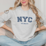 nyc sweater (faux embroidery)