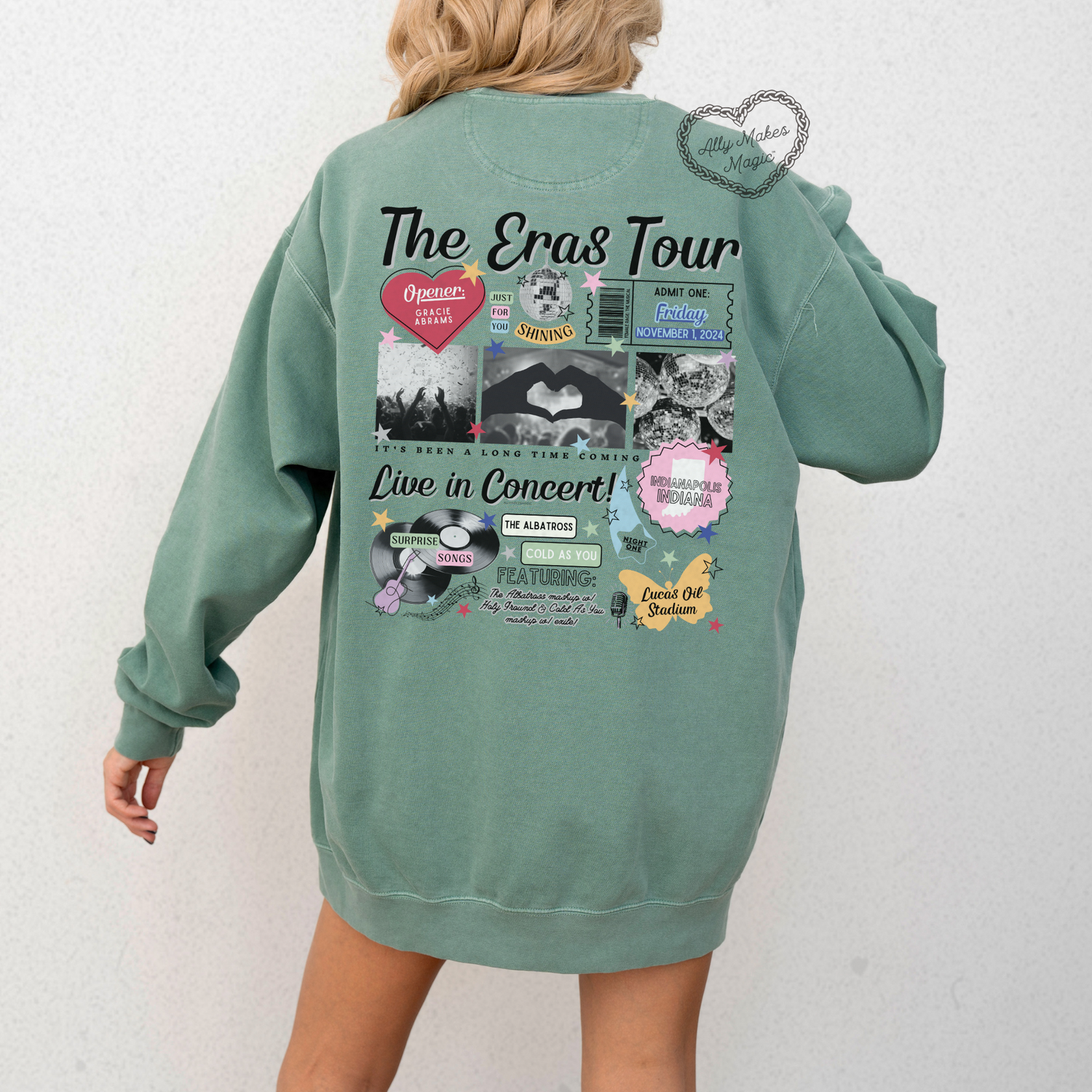 *CUSTOM* indianapolis night 1 pullover | comfort colors