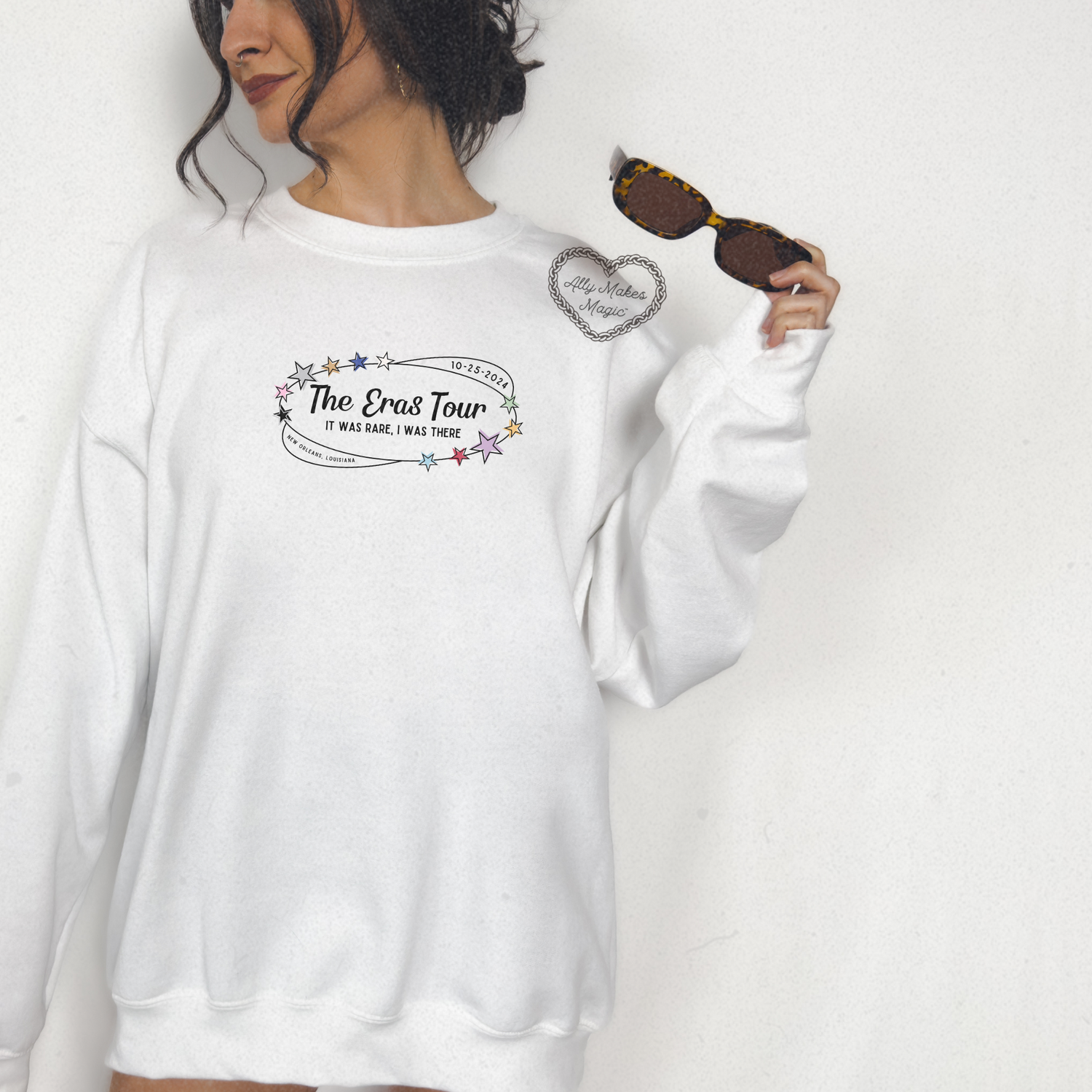 new orleans night 1 retro sweater | gildan