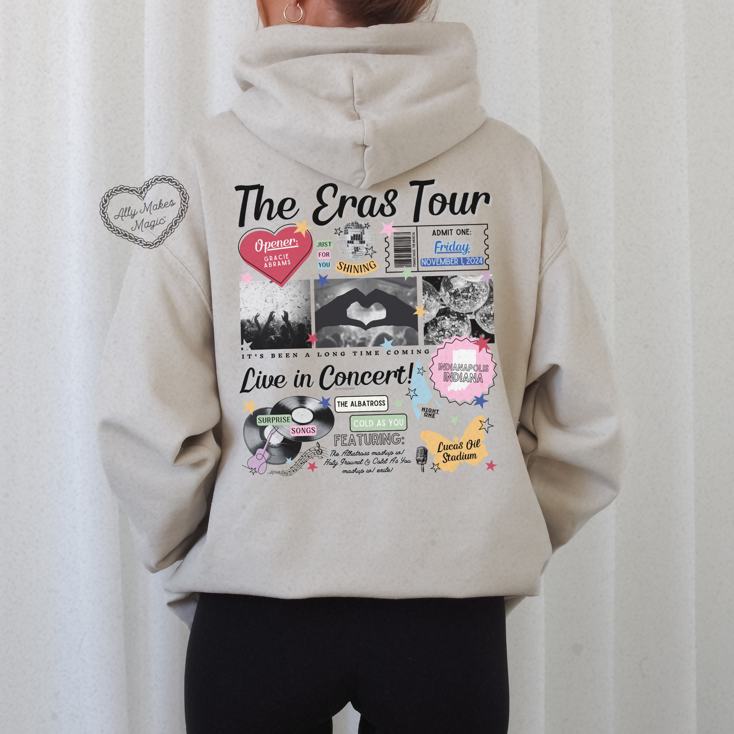 indianapolis night 1 hoodie *custom*