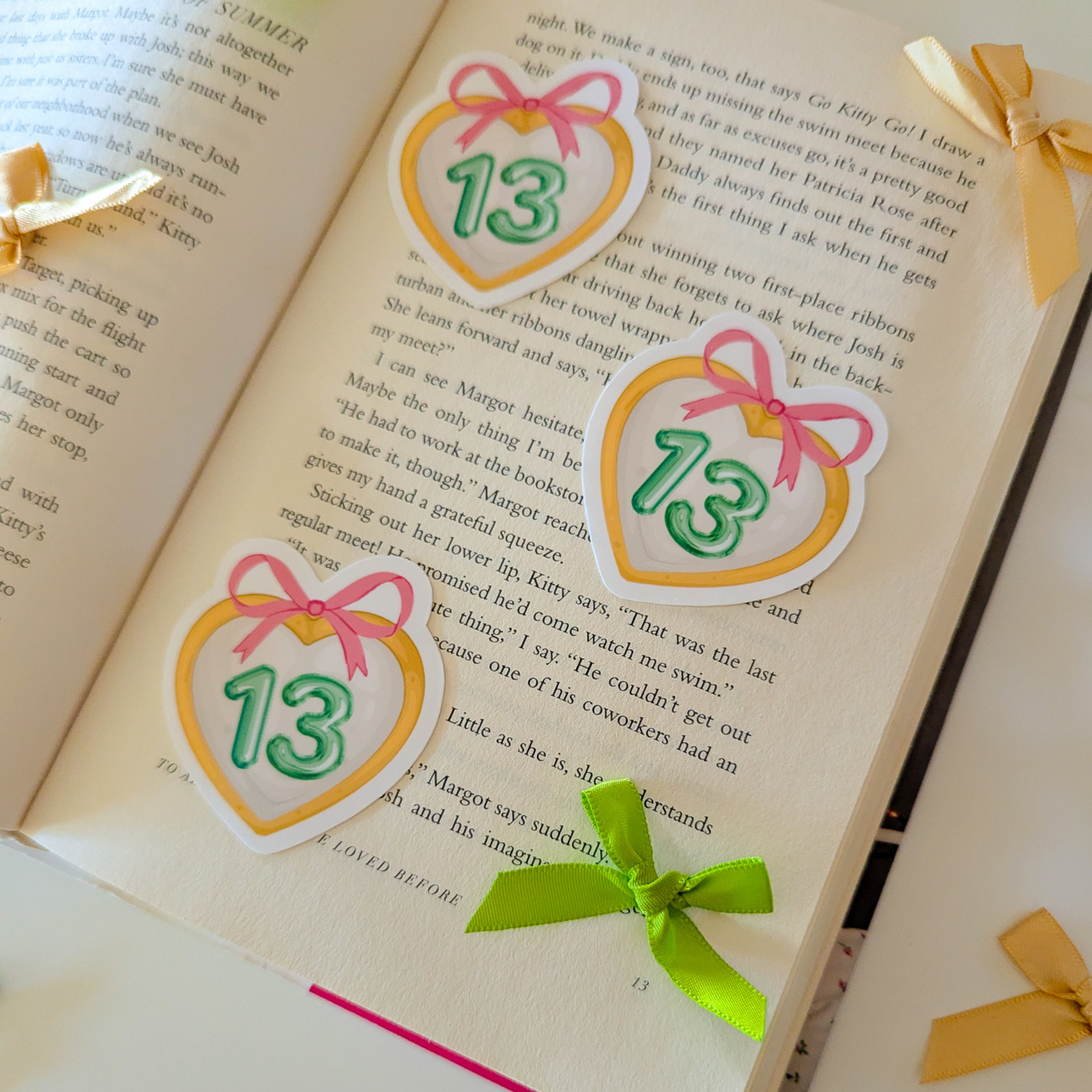 lucky 13 locket sticker