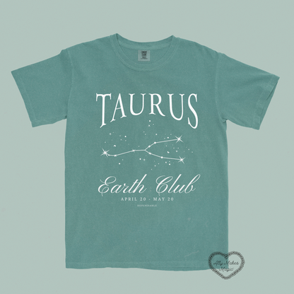 taurus zodiac tee | comfort colors