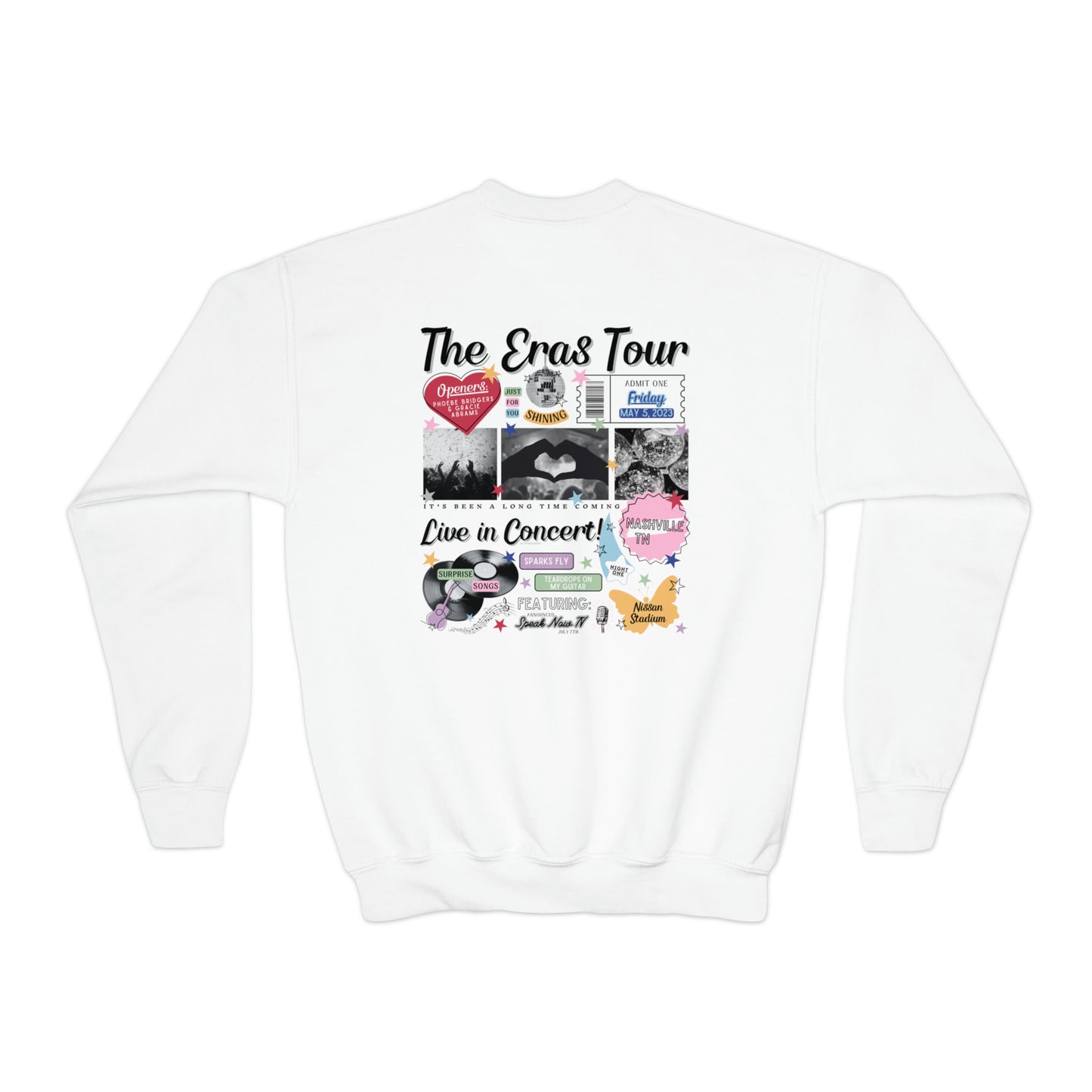 nashville night 1 youth retro sweater