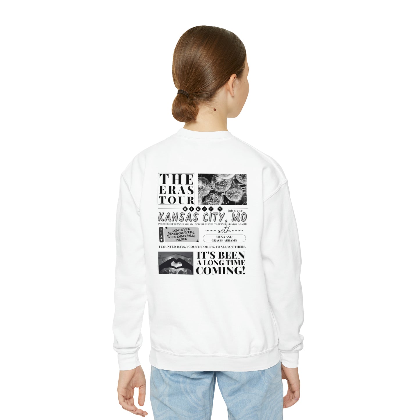 kansas city night 1 youth sweater