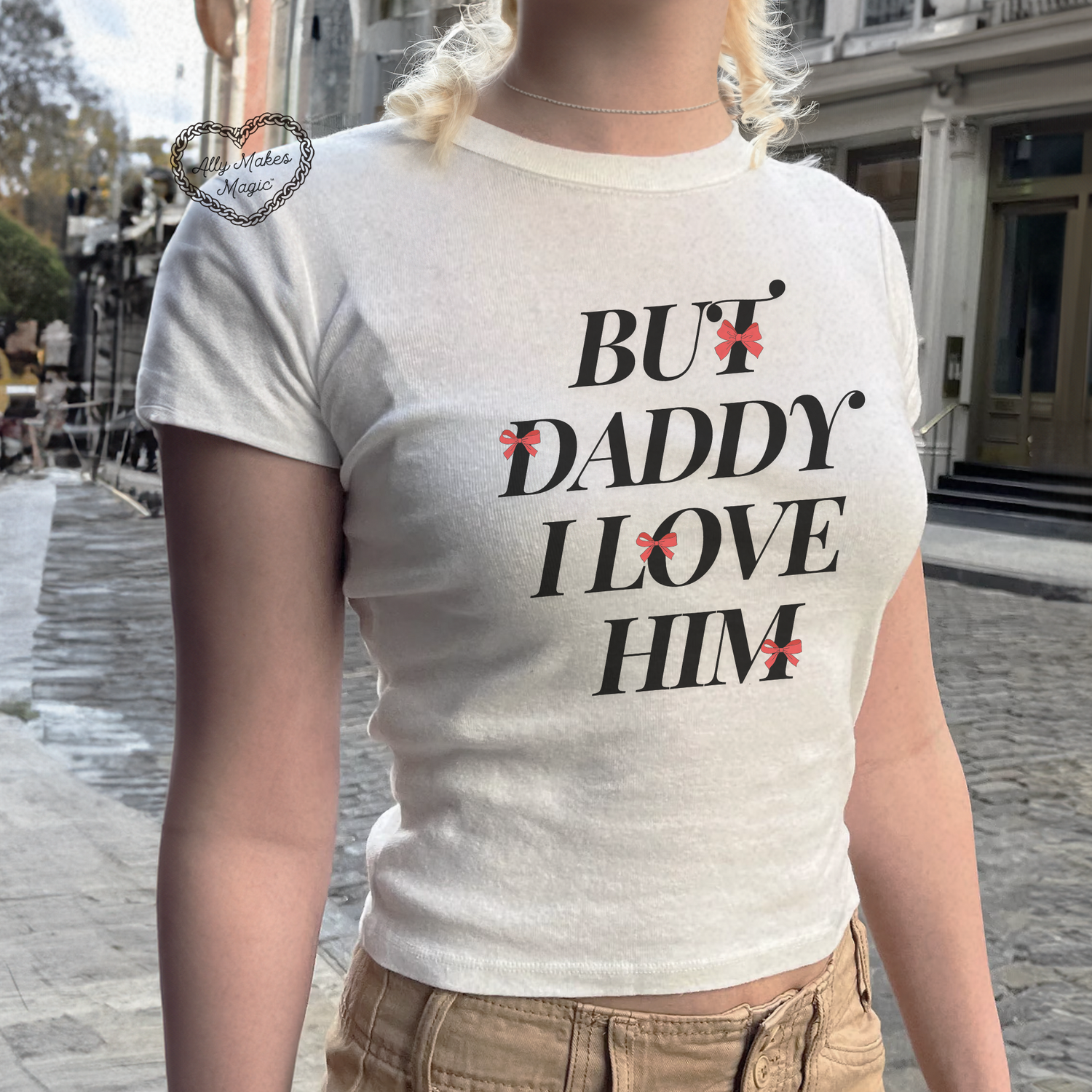 i love him! v2 baby tee