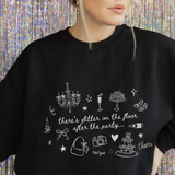 glitter on the floor sweater