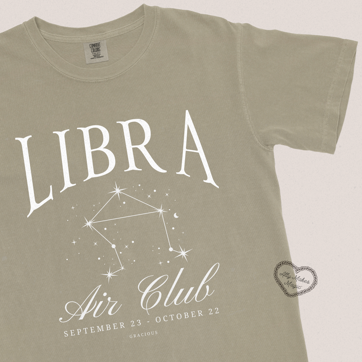 libra zodiac tee | comfort colors