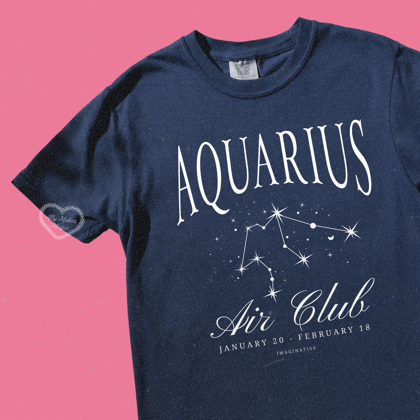 aquarius zodiac tee | comfort colors