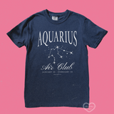 aquarius zodiac tee