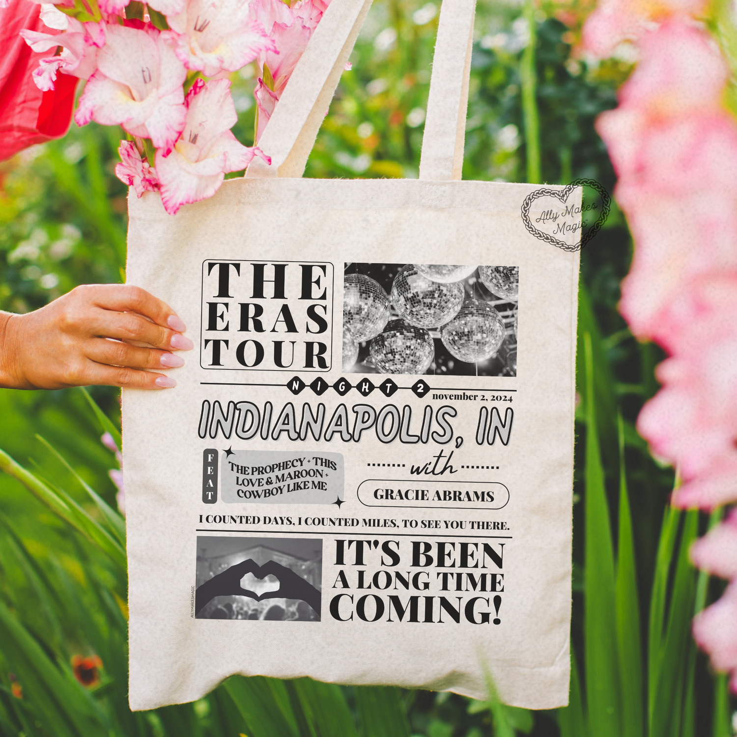 indianapolis night 2 tote bag *custom*