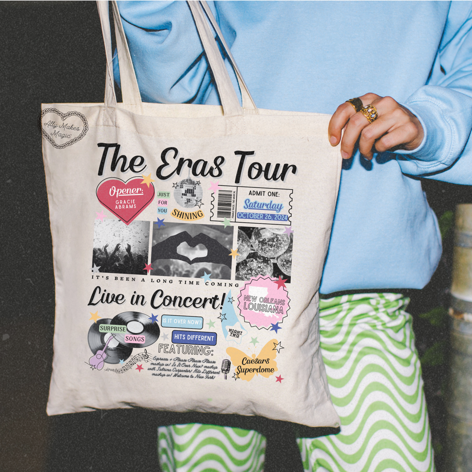 new orleans night 2 tote bag *custom*