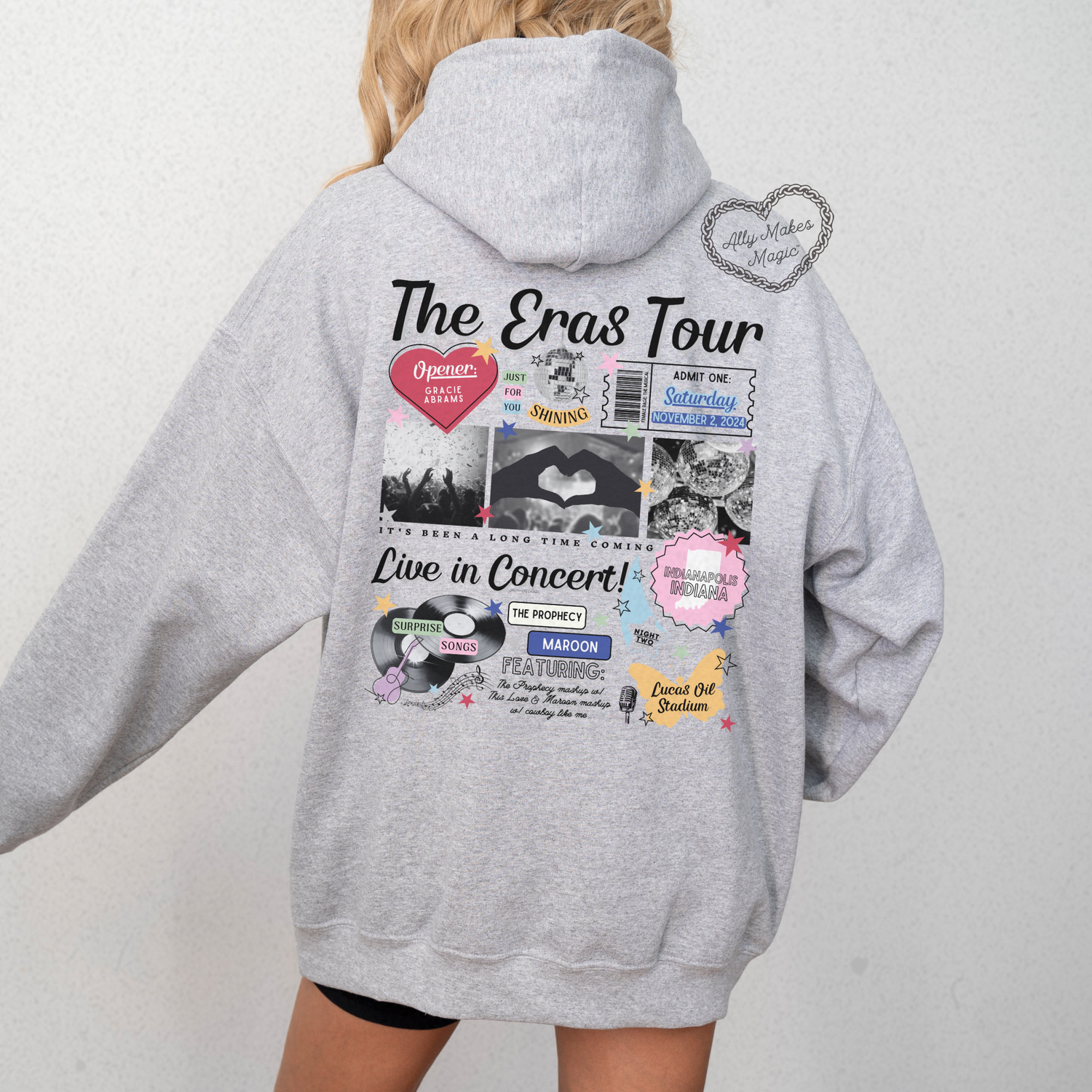 indianapolis night 2 hoodie *custom*