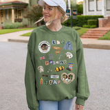 parent trap collage sweater