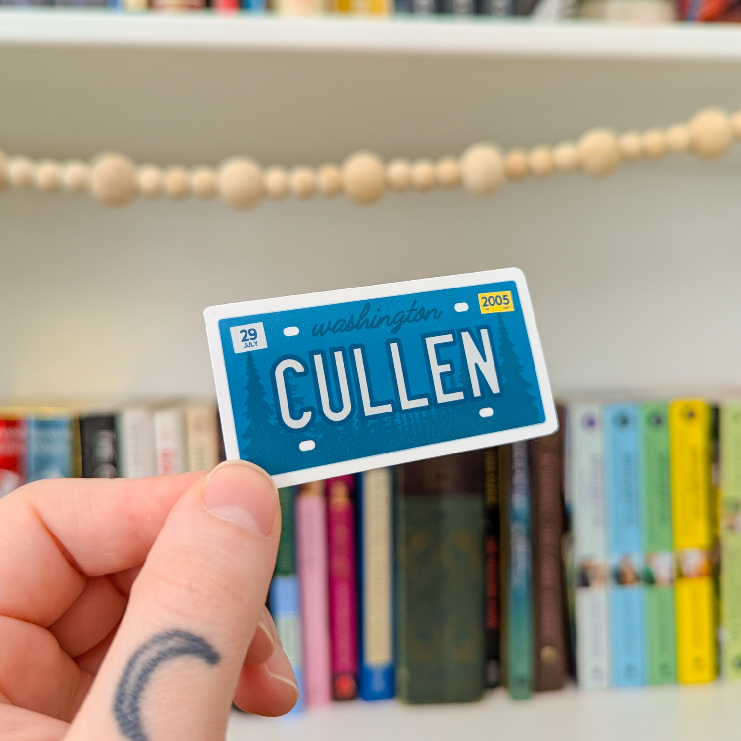 cullen license plate sticker