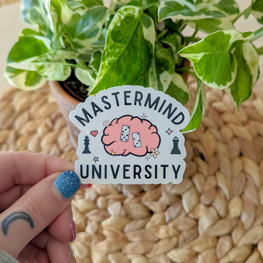 mastermind university sticker