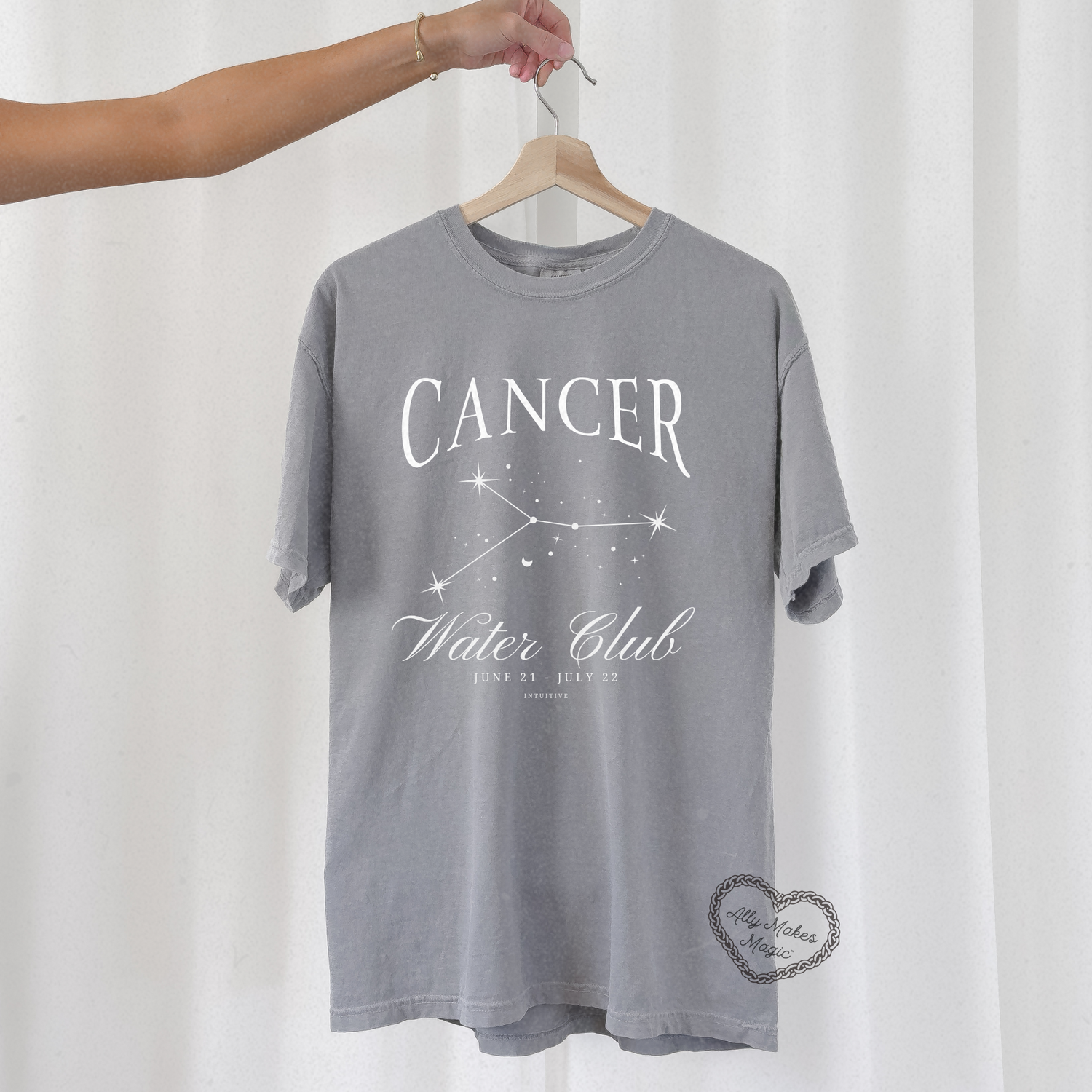 cancer zodiac tee | comfort colors