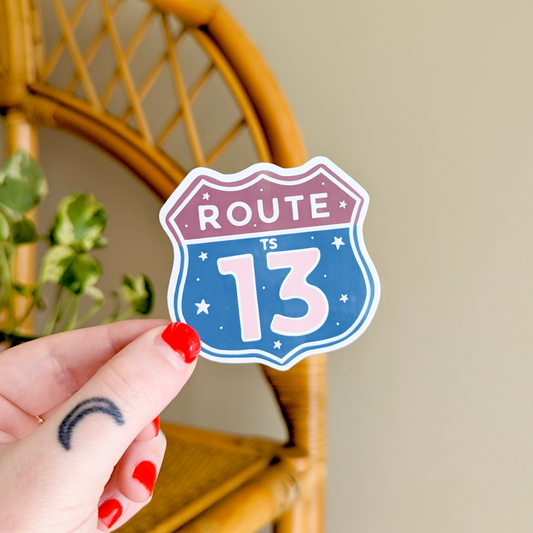 route 13 sticker