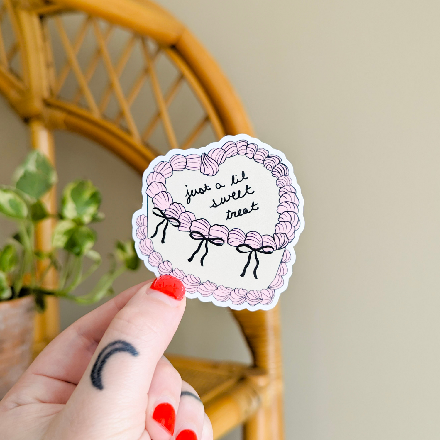 sweet treat cake sticker