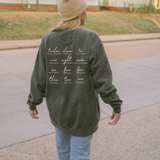 swans-a-swimming pullover