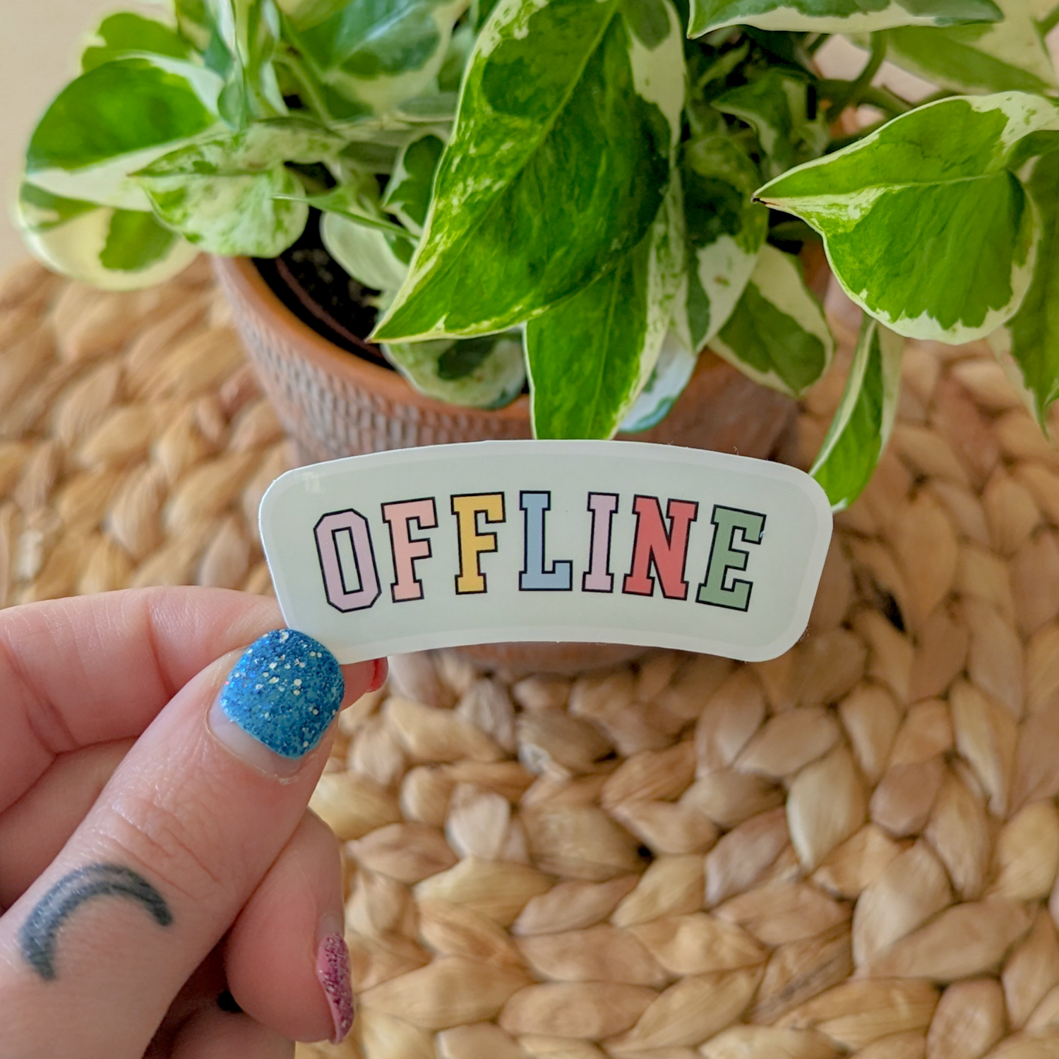 offline sticker