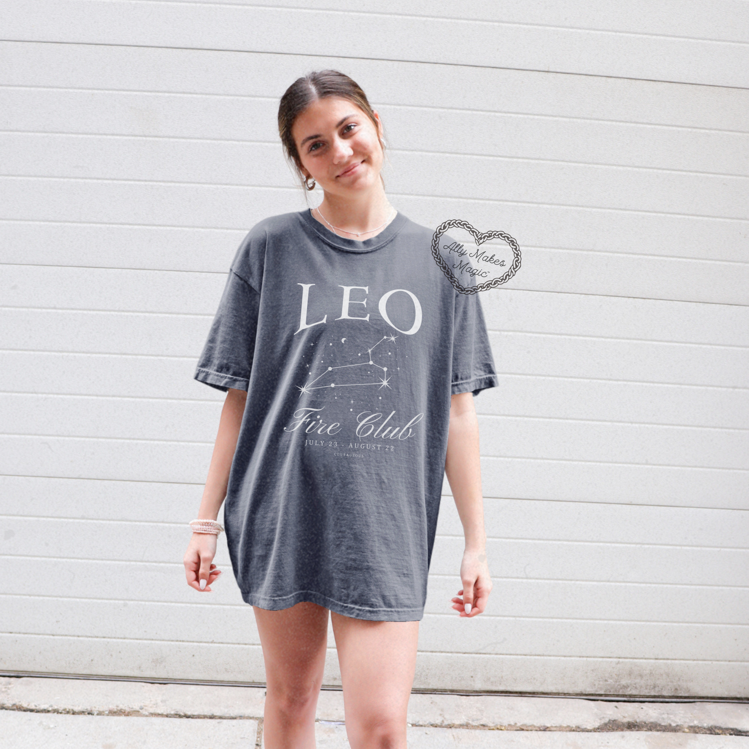 leo zodiac tee | comfort colors