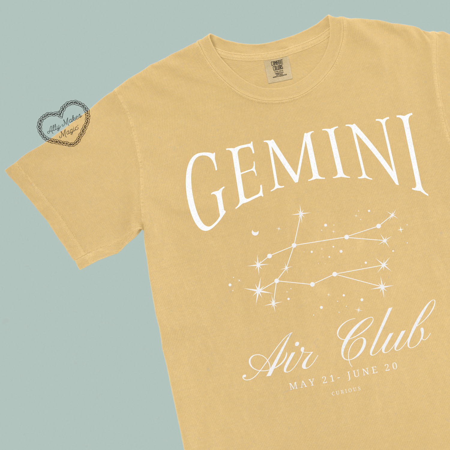 gemini zodiac tee | comfort colors