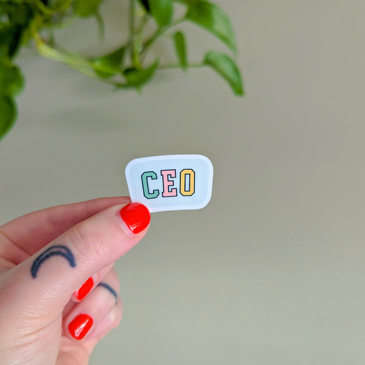 ceo sticker