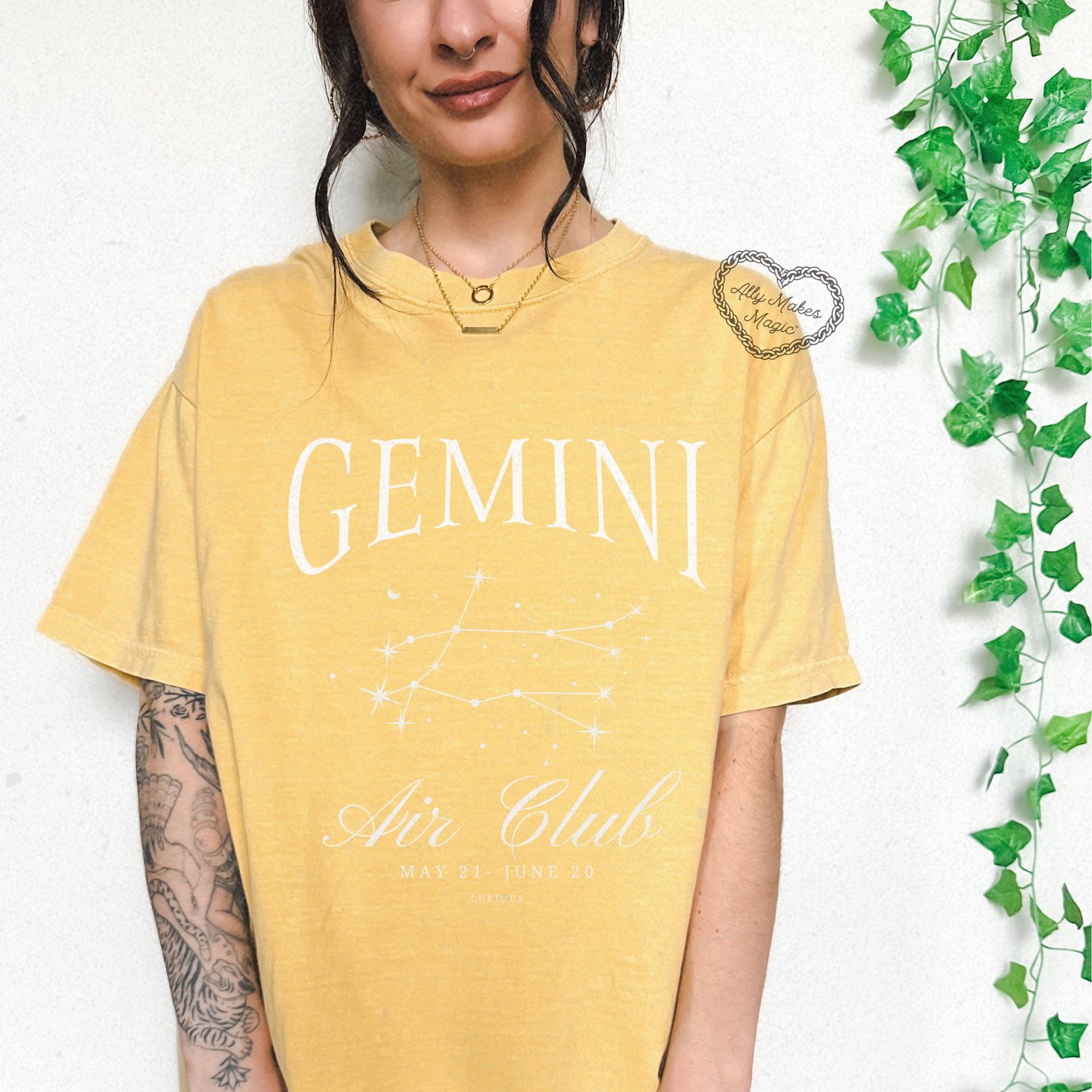 gemini zodiac tee | comfort colors