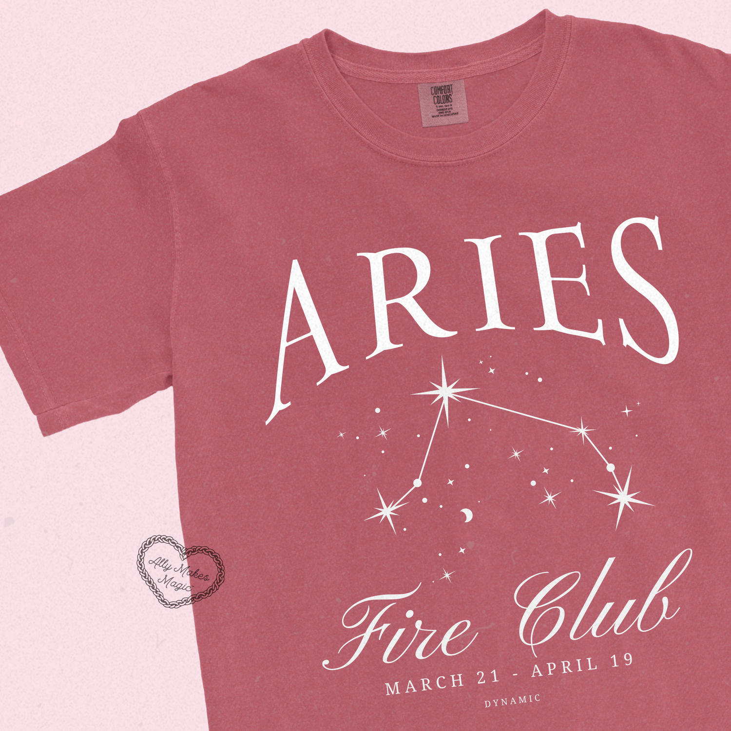 aries zodiac tee | comfort colors