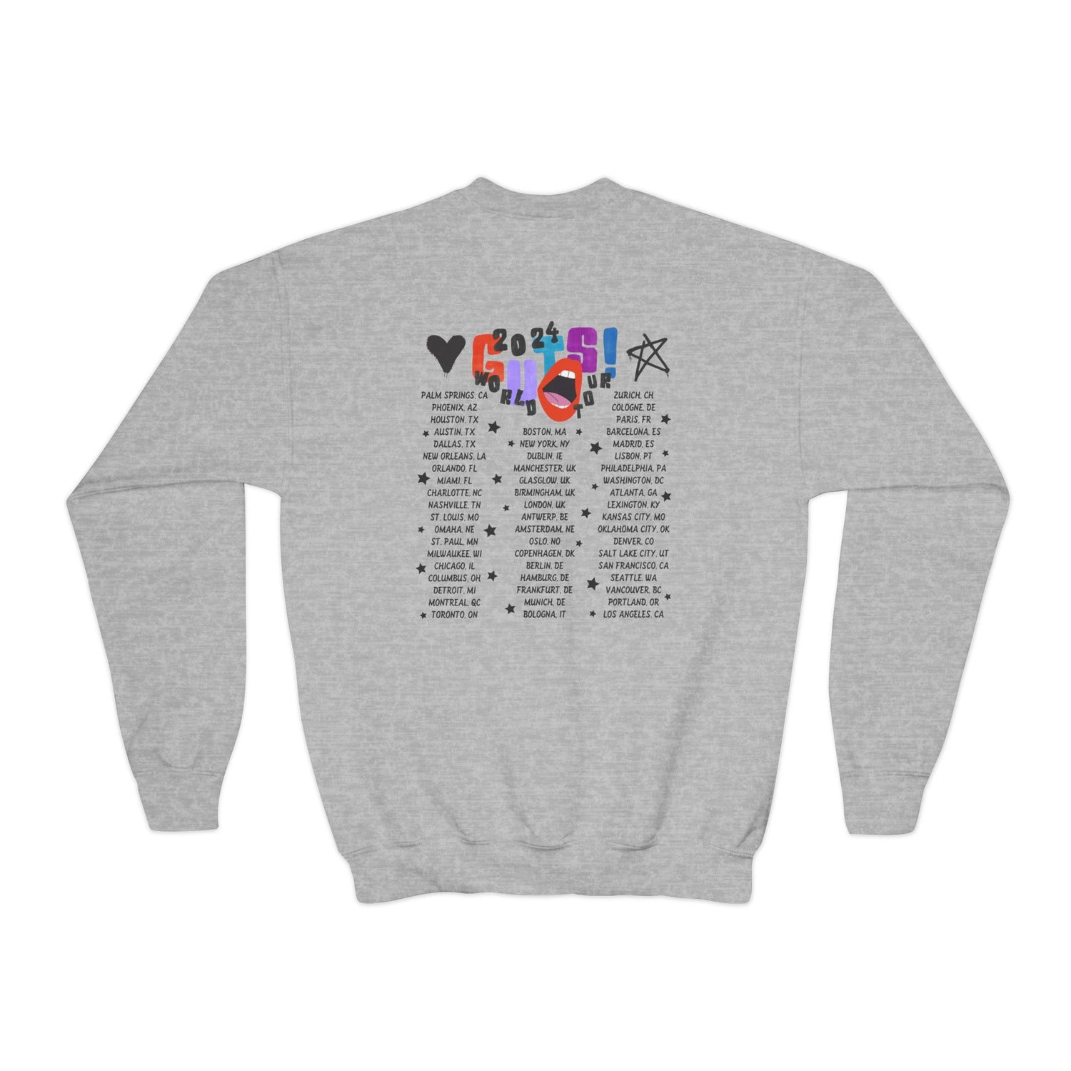 guts tour (youth) sweater