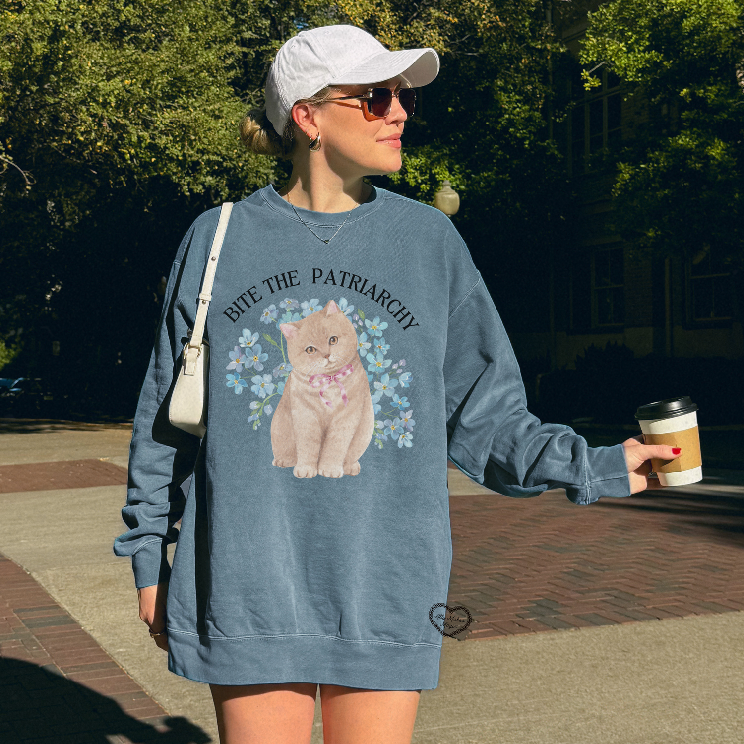 bite the patriarchy pullover