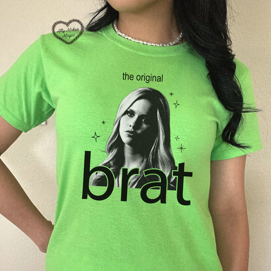 the original brat crop baby tee